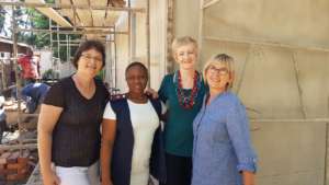 Hlokomela staff and ultrasound specialists.