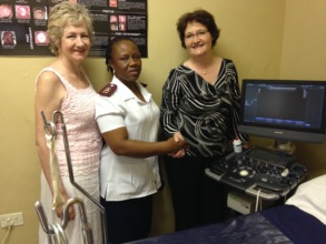 Hlokomela's new ultrasound machine!