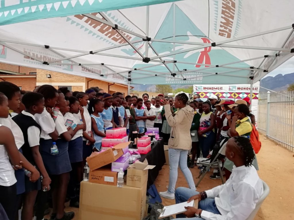 Kgopotso teaches young girls about safe sex