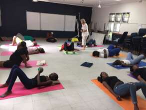 Tension Releasing Exercises (TRE) with staff