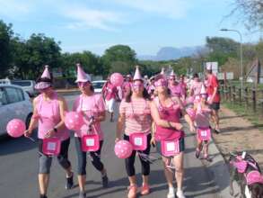 Fun walk for breast cancer awareness