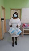 Hospital nurse receives donated ultrasound gel