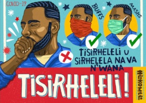 Teaching cough etiquette in local languages