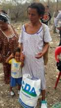 Emergency relief arrives