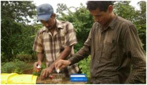 Testing the water in Rio Plata