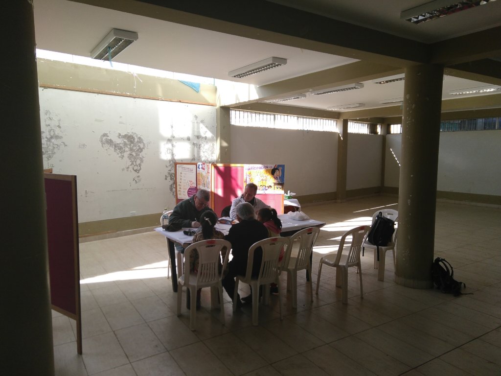 Medical check in Cerro de Pasco