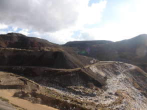 Mining waste on fresh water resource