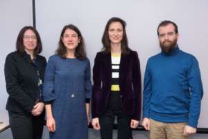 Part of our team and European Commissioner Gabriel