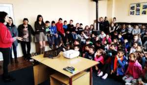 New fans of Khan after school visits this spring