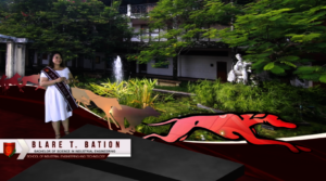 sample screen of the virtual commencement 2021