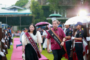 university president and the grad speaker