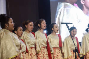 the choral group