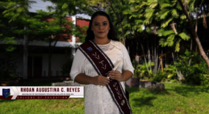 sash worn is called a "sablay" in lieu of a toga