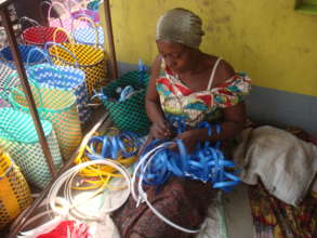 Congolese Refugee Women Shopping Bags Weaving