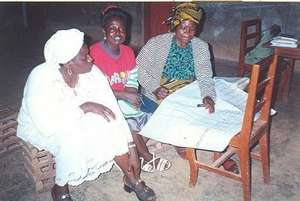 Women on planning session