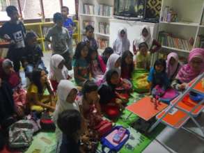Children at Science Club