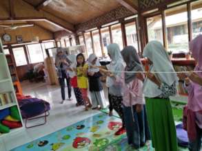 Indoor games with our librarian