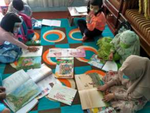 Learning to read with a beautiful book story