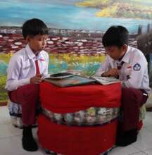 The boys at reading corner