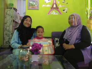 Our Preschool teacher on the student's home visit