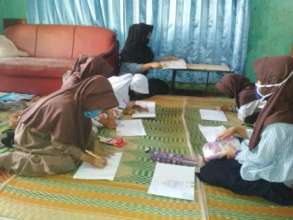 Tutoring at their school teacher's home