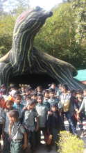 Students Enjoying at Nehru Zoological Park