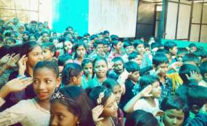 Students Singing Patriotic Songs: Independence Day