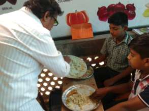 Serving Lunch