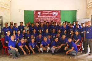 Leaders and Chab Dai Staff from training.