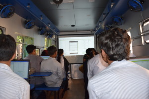 Students learning Mobile App Development