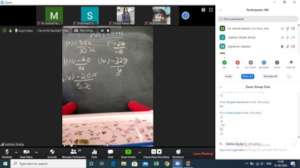 Teacher Teaching Online