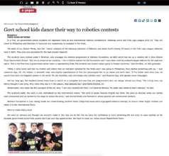 Article by The Times of india