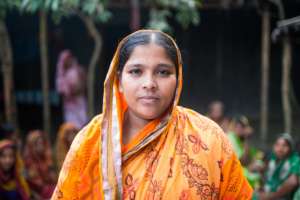 Women literacy class participant