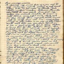 Sgt Oswald Krydner, Polish Air Force, diary page