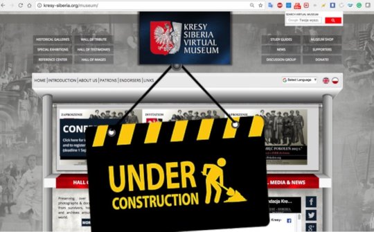 Kresy-Siberia Virtual Museum upgrade is underway.