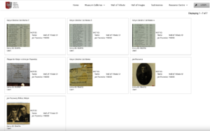 Hyperlink to related Hall of Images