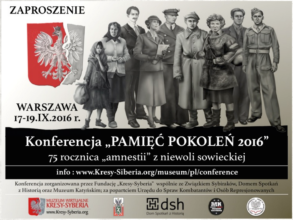 Kresy-Siberia Generations Remember 2016 conference