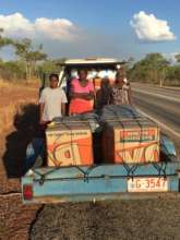 Mandy, Betty and Sebina, on the road again