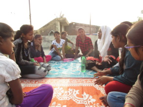 A shot for campaigners' meeting