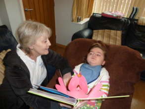 Storytime for Linda and Niamh