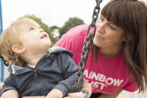 Louis and Family Support Worker Dawn