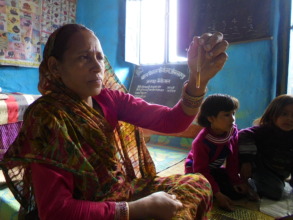 ASHA testing hemoglobin