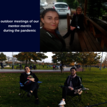 Outdoor meetings of our mentor and mentis