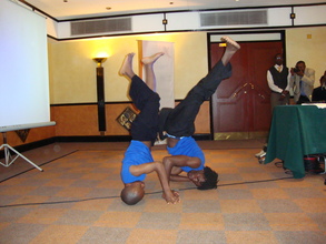 A disability dance troupe