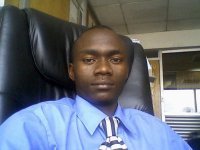 Martin in his current office after being employed