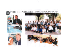 Cambodian cataract patients receiving donated lens