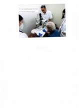 Dr Lyon advising Eye Doctors on Patient treatment
