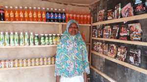 One of the shop owners at work