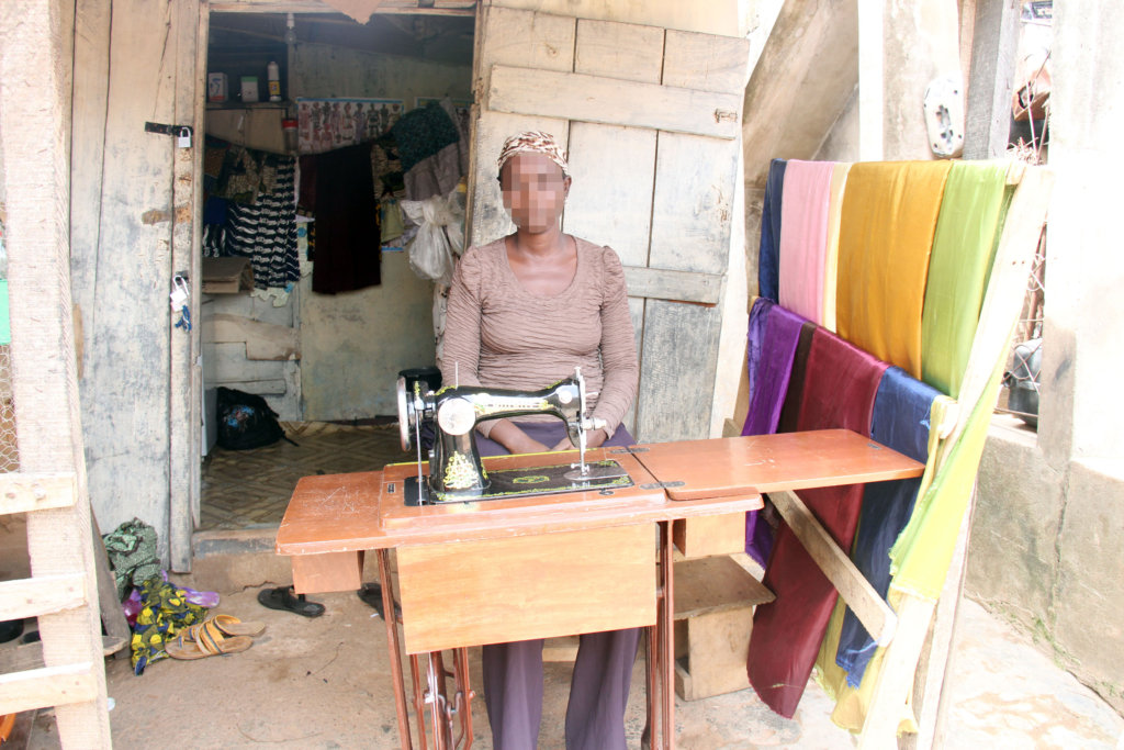 A shop owner in Ibadan