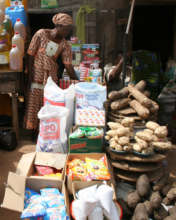 Selling vegetables and other products